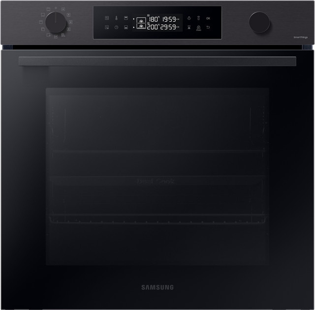 Samsung DualCook Serie 4 Einbaubackofen in Schwarz mit 76 l Volumen und Pyrolyse-Selbstreinigung, Breite: 60 cm - Bild 1