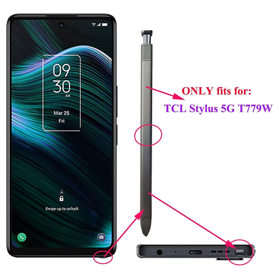 TCL Stylus T Pen Ersatz für TCL T779W Nxtpaper Tablet, 5G Touch Pen in Schwarz - Bild 3