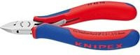 Knipex Elektronik- und Feinmechanik Seitenschneider 77 42 115 mit Mehrkomponenten-Hüllen, 115 mm - Bild 2
