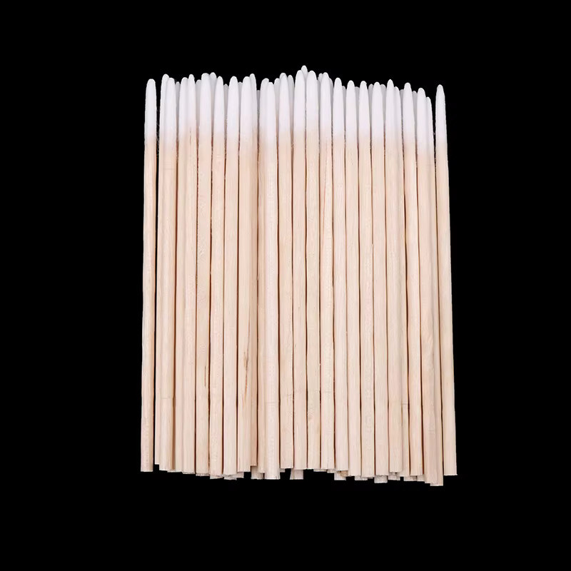 ZYVARN Einweg-Wattestäbchen, 100 Stück, Holz, Unisex - Bild 2