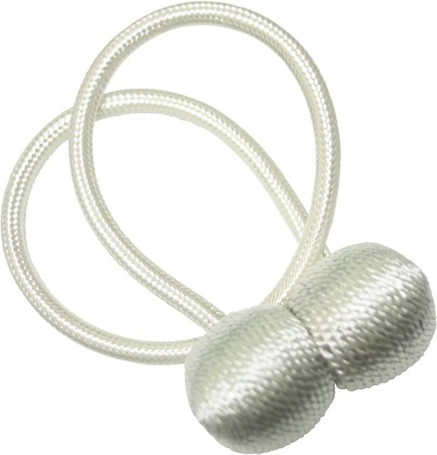 Gardinia Raffhalter Flex-S mit Magnet in Weiß aus Kunststoff, 2 Stück - Bild 1
