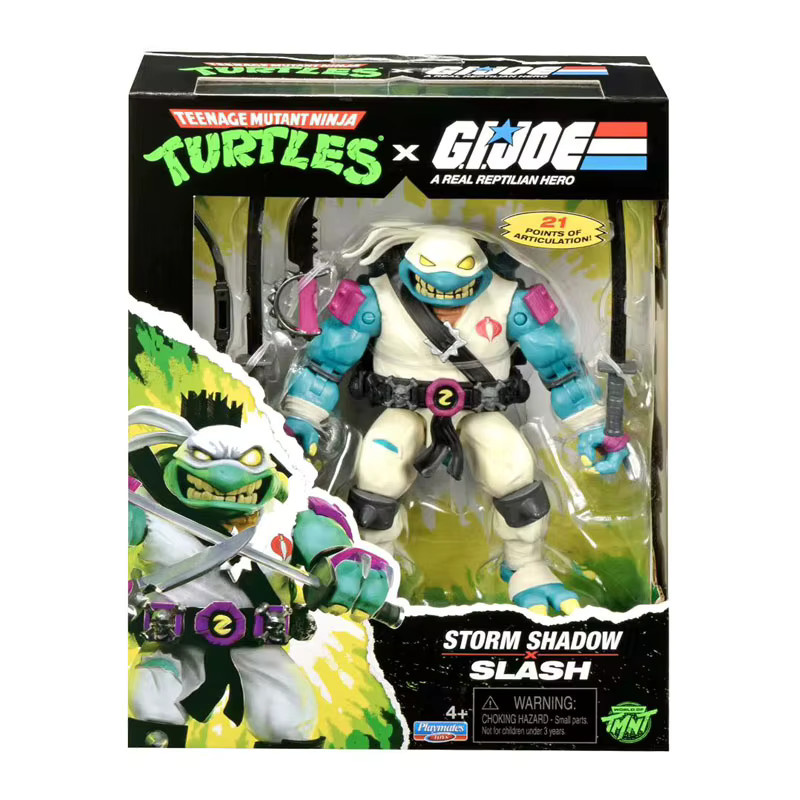 Playmates Ninja Turtles Gi Joe Crossover Storm Shadow, Actionfigur - Bild 1