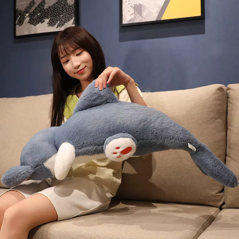 pangcangshu Shark Katze Plüsch Spielzeug, Blau, Tiere, Plüsch / Textil - Bild 5