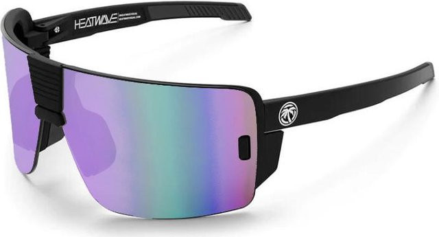 HEAT WAVE Super Six Sportsonnenbrille, Herren, Vollrand, Kunststoff, multicolor, rechteckig - Bild 1