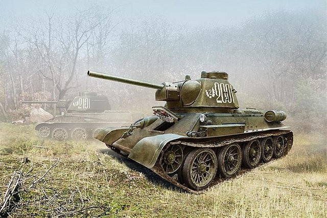 ICM T34/76 späte Produktion, Fahrzeuge, Grün - Bild 1