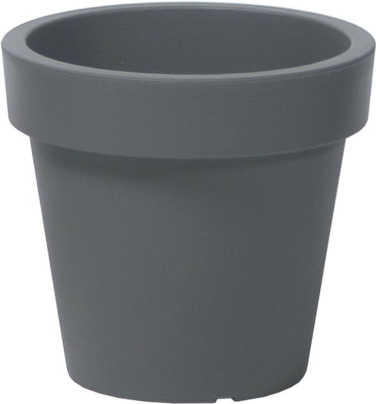 Prosperplast Pflanztopf Lofly rund, grau, Kunststoff, H: 58 cm, B: 52 cm, T: 58 cm - Bild 2