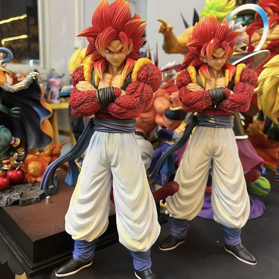 JG Dragon Ball Gogeta Super Saiyajin 4 Figur aus PVC, Höhe: 33 cm, Farbe: Rot/Multicolor - Bild 4