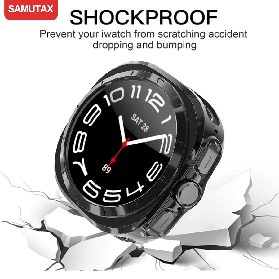 Samsung Uhrenzubehör, Case für Galaxy Watch 7 Ultra 47mm, TPU, transparent - Bild 4