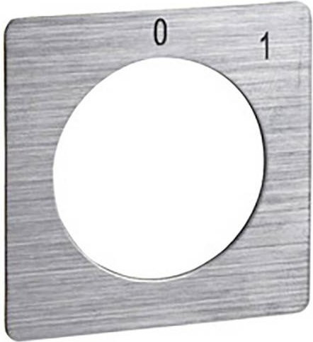 Schneider Electric KZ18041 Einlegeschild in Silber - Bild 1