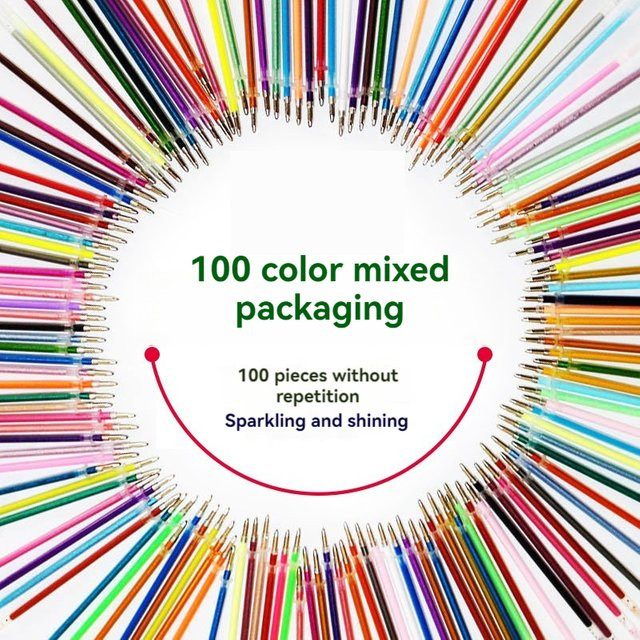 Gelstift-Nachfüllungen in verschiedenen Farben: Glitzer, Metallic, Pastell und Neon für Scrapbooking und Malbücher - Bild 1