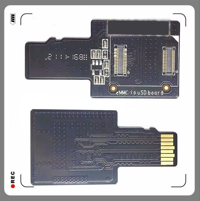 Pine64 USB-Adapter für ROCK Pi 4 eMMC auf TF-Karten, Schwarz - Bild 1