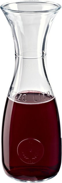 Bormioli Rocco Glas-Karaffe Misura, transparent, 0,6 l, Durchmesser: 8,4 cm, Höhe: 23,5 cm - Bild 1