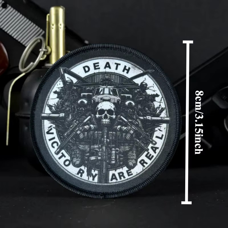 Kampfarmband Totenkopf, Death and Victory are Real, Unisex - Bild 2