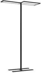 Brumberg LED-Standleuchte modern in Silber und Schwarz mit Bewegungssensor und Up-Down-Lichtfunktion - Bild 1