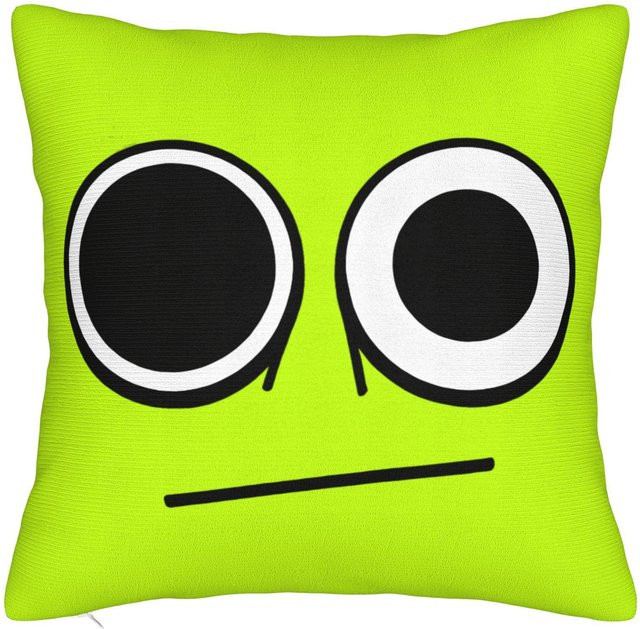 Sprunki Raddy Kissenbezug aus Polyester in Grün für dein Schlafzimmer - Bild 1