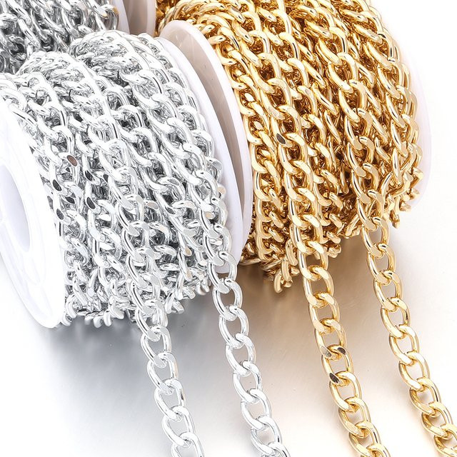louleur Aluminiumketten, O-förmige Twist-Gliederketten, Unisex - Bild 1