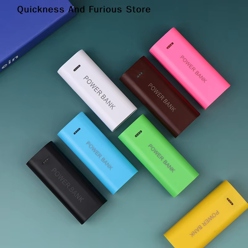 TO DIY 18650 Powerbank Gehäuse für 2 Batterien mit Dual USB und Typ C Ladeanschluss sowie LED-Licht in Schwarz und Multicolour - Bild 3