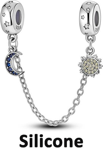 Lily there Spacer Stopper Clip Charms, 925 Silber, Damen - Bild 1