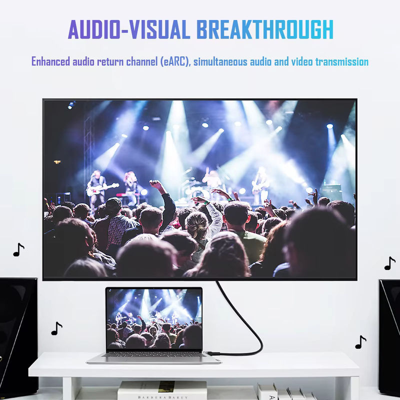 FDBOY HDMI 2.1 Kabel 8K mit 48 Gbit/s, geflochtenes Hochgeschwindigkeits-Kabel für 8K bei 60 Hz und 4K bei 120 Hz, Länge: 3 m - Bild 6