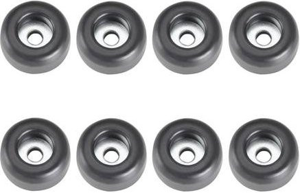 Mc Crypt Gummifuß-Set 8 Stück in Schwarz - Bild 1