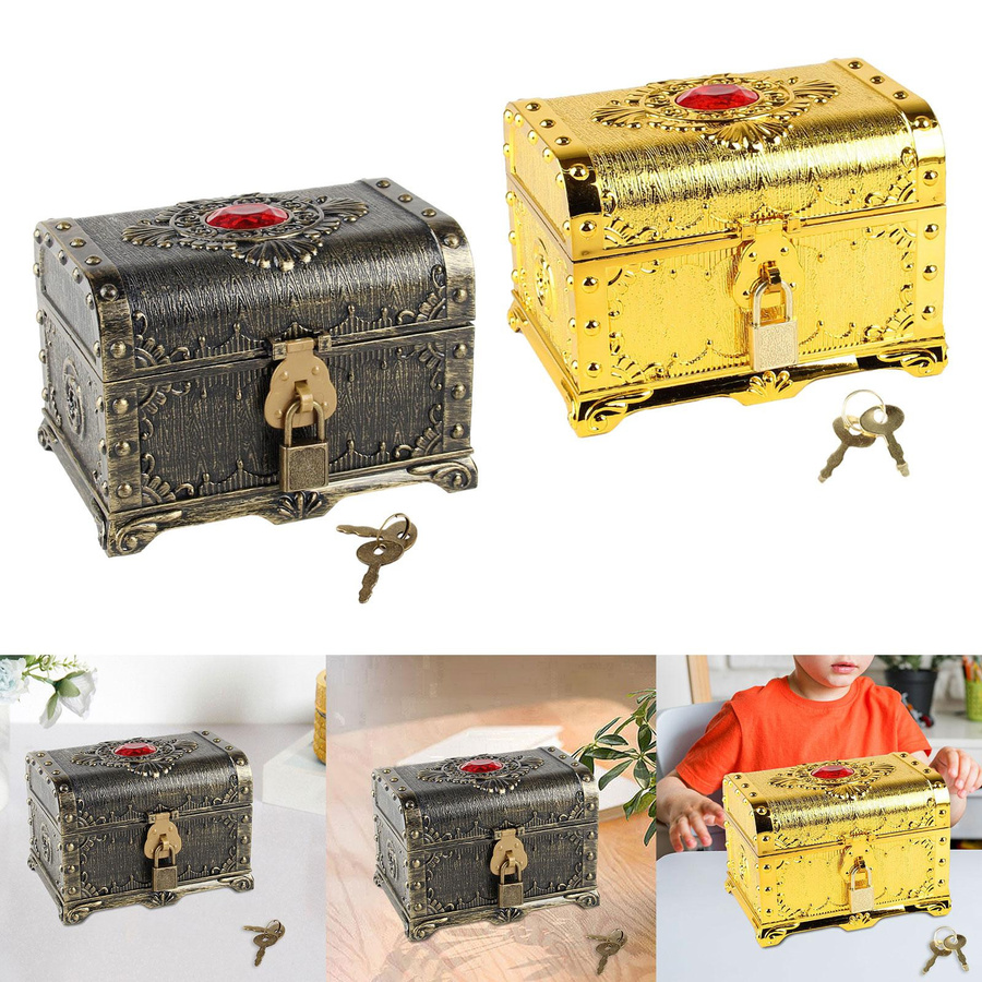 Piratenschatzkiste von Yiran Furniture als Vintage Dekoration für Kinder aus Kunststoff - Bild 1