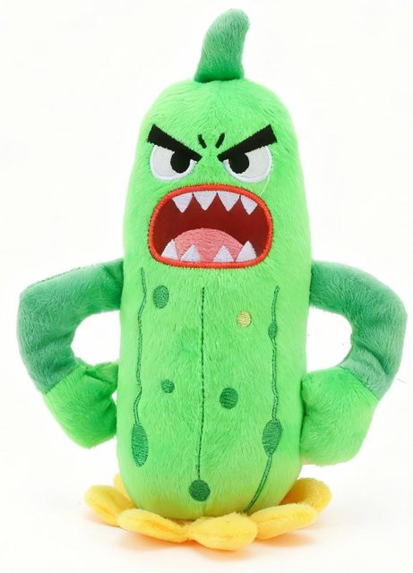 Yiran toy Emotionales Gurken-Stofftier, Kuscheltier, 20cm, ab 3 Jahre - Bild 1