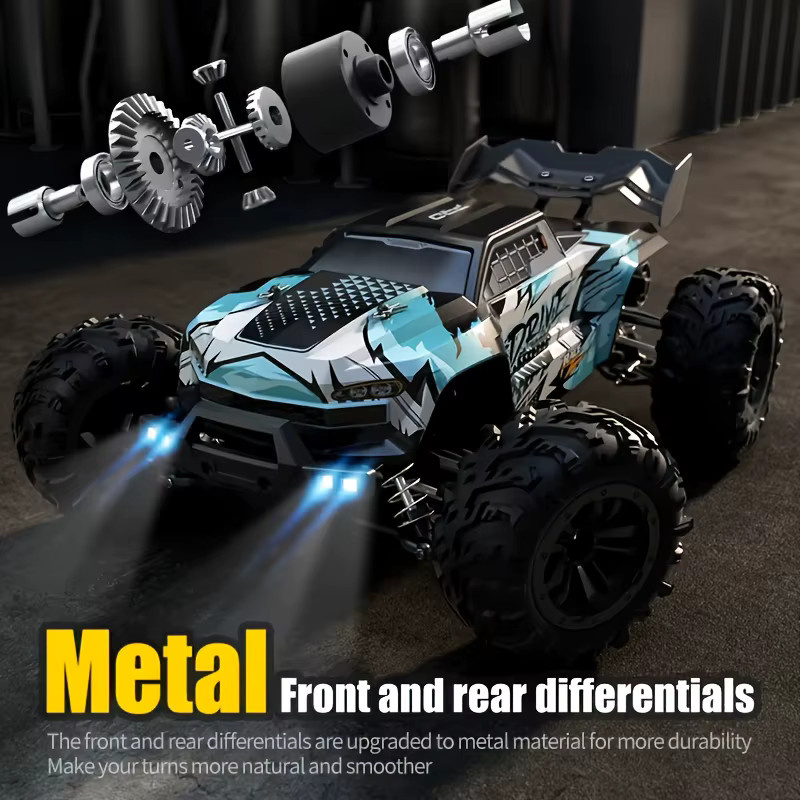 WLtoys RC Auto, 1:16, 4WD, mit LED-Leuchten, Geländefahrzeug - Bild 2