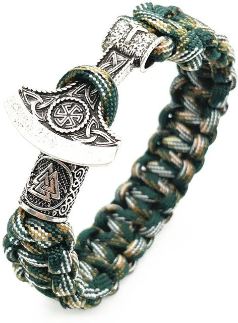 Wan Ying Wikinger Armband, Perlen, 19cm, Unisex, gray - Bild 1