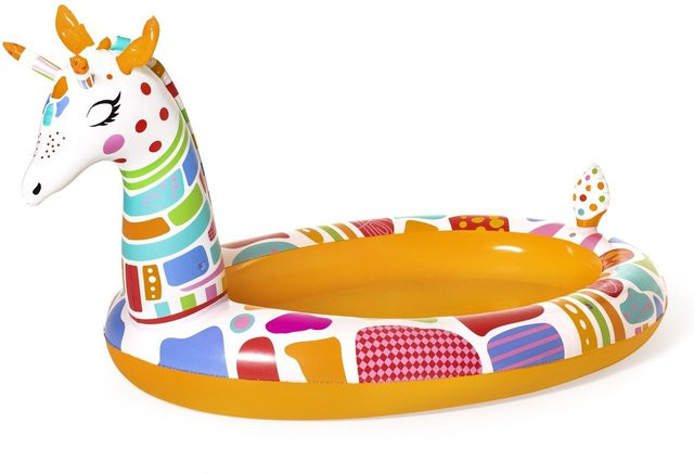 Bestway Planschbecken Groovy Giraffe aufblasbar rund multicolor - Bild 1