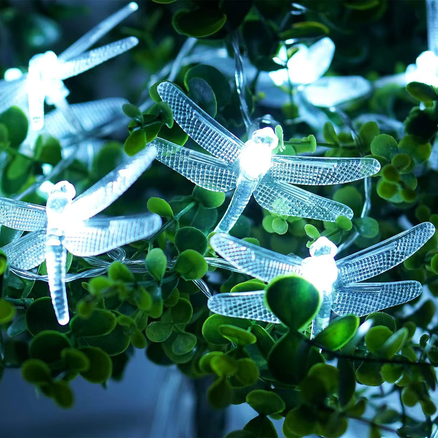 Peach Forest Dekorative LED Lichterkette mit 10 LEDs, warmweiß, transparent, batteriebetrieben, Länge: 1,5 m - Bild 2
