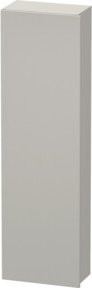 Duravit Hochschrank DuraStyle in Betongrau matt mit Tür links, B: 40 cm, T: 24 cm, H: 140 cm - Bild 1