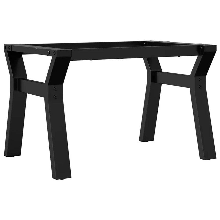 vidaXL Couchtisch-Gestell in Y-Form aus pulverbeschichtetem Stahl in Schwarz, B/T/H: 60 x 40 x 38 cm - Bild 2