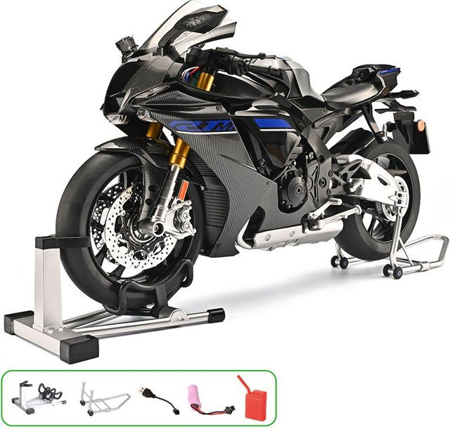 Linyi toy car Yamaha Yzf R1 Motorradmodell, 1:6, Metall, ab 18 Jahre - Bild 1