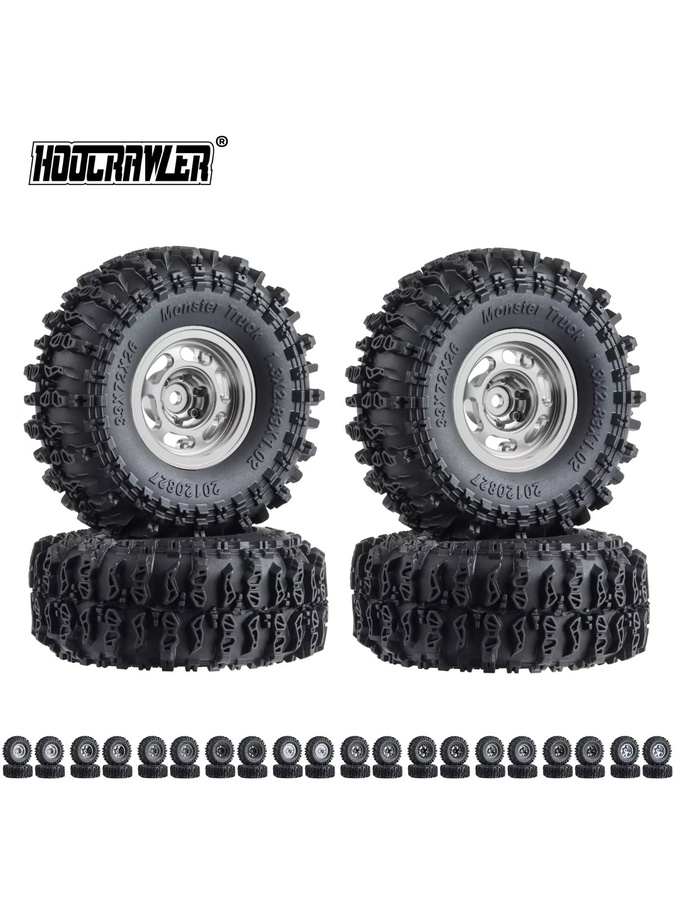 Hoocrawler Swamp Claw Gummiradreifen-Set, Zubehör, 1:18 - Bild 5