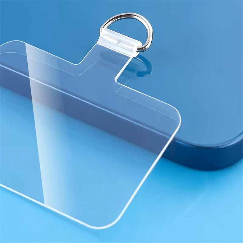 Universelles transparentes Nylon-Handy-Lanyard mit Karten-Patch als Anti-Verlust-Schlaufe für dein Telefon - Bild 2
