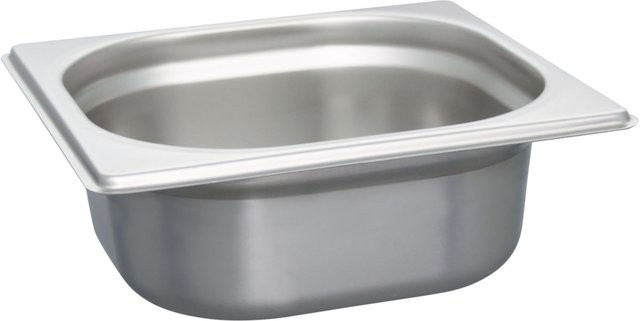 Schneider GN 1/6 Behälter aus Edelstahl, Silber, Volumen: 1 l, Höhe: 6,5 cm - Bild 1