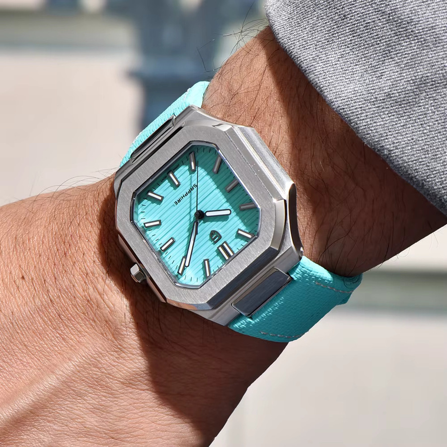 PAGANI DESIGN Armbanduhr, Quarz, Edelstahl, Saphirglas, Blau, Herren - Bild 2