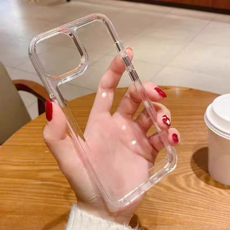 Stoßfeste Silikon-Handyhülle von szHAIyu in Transparent für iPhone Modelle - Bild 2