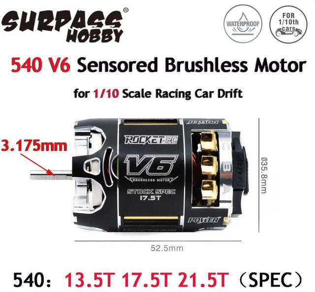 Surpass Hobby Rakete RC, ferngesteuert, bürstenloser Motor, wasserdicht - Bild 1