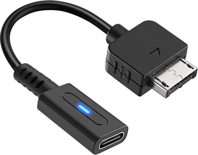 OULLX USB-C-Ladekabel für PlayStation Vita 1000 Konsole in Schwarz - Bild 1