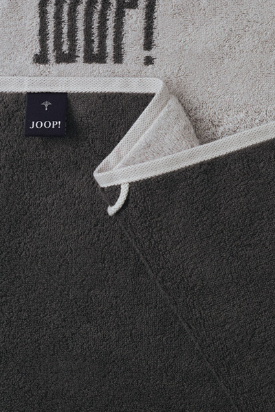 JOOP! BARS DOUBLEFACE Duschtuch aus Baumwolle in Platin/Silbergrau, Breite: 80 cm, Länge: 150 cm - Bild 2