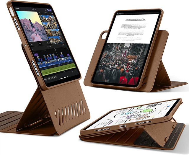 ESR Shift Schutzhülle für Apple iPad Air 13 (2024, 2025, 2026), Braun - Bild 1