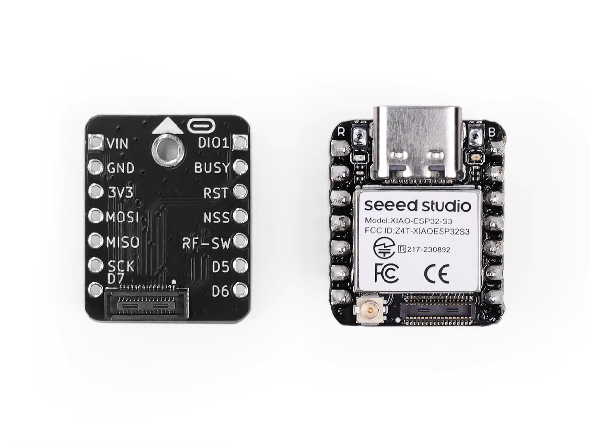 Seeed Studio XIAO ESP32S3 LoRa Meshtastic Starter Kit mit SX1262 Modul und Antenne, Schwarz - Bild 3