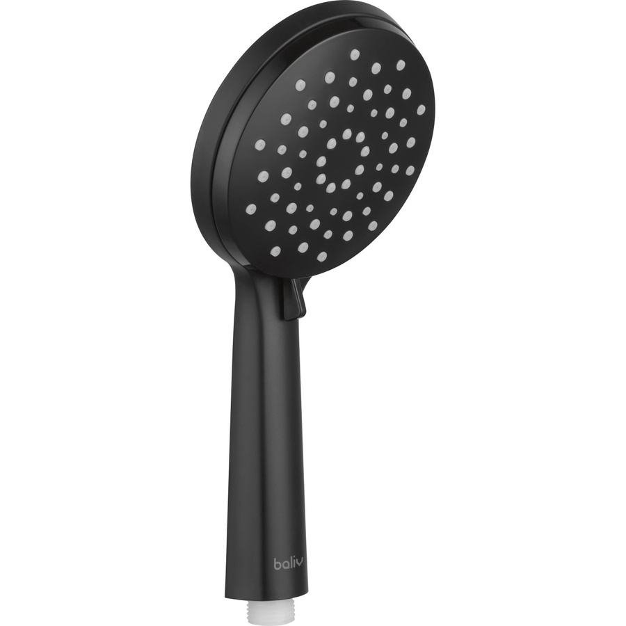 baliv Handbrause HBR-120.160 Schwarz matt mit Massagefunktion und Anti-Kalk-Eigenschaft - Bild 2
