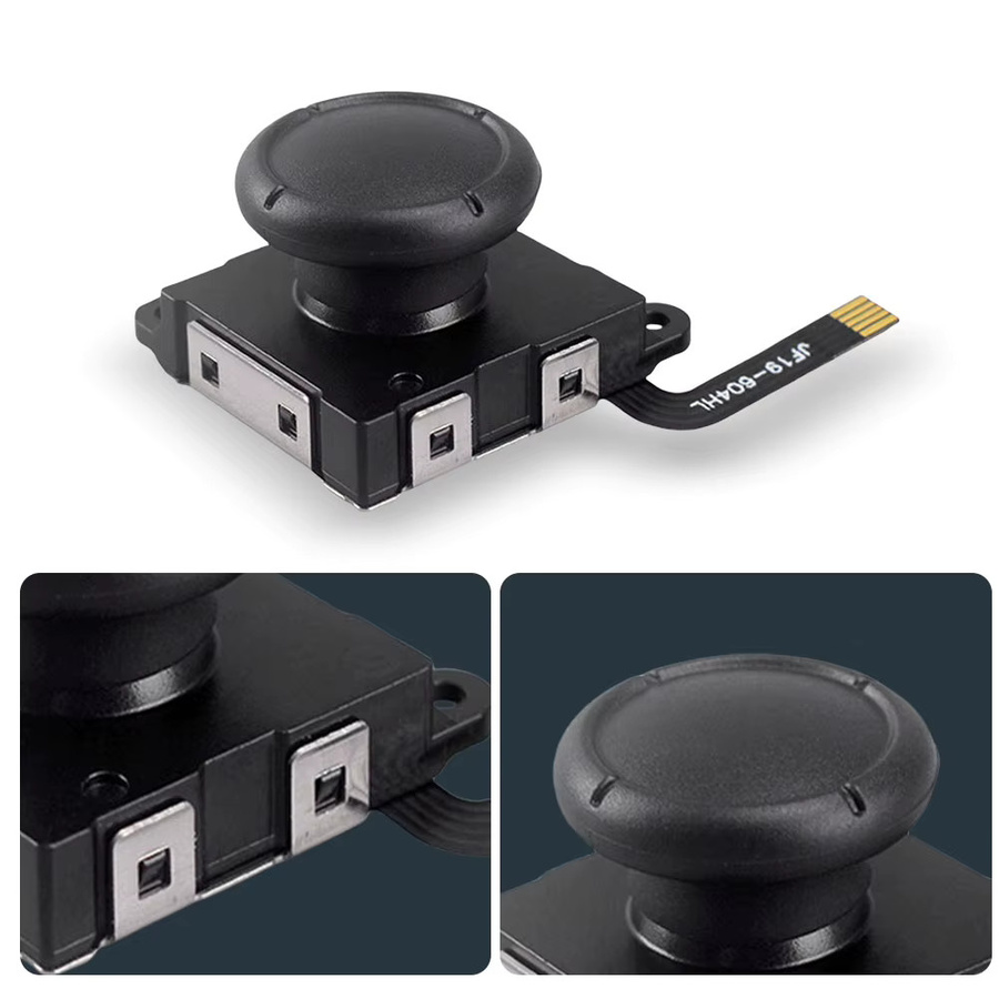 Nintendo Hall-Sensor-Joystick als JoyCon-Ersatz für Switch, Switch OLED und Switch Lite, Schwarz, Set mit 1-6 Stück - Bild 5