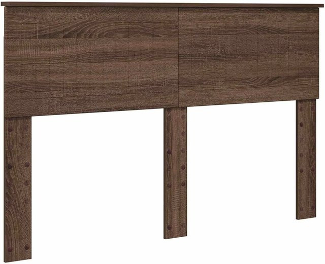 vidaXL Kopfteil für das Bett in Eiche Braun aus Holzwerkstoff, Breite: 140 cm - Bild 1
