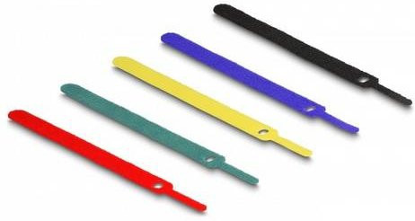 Delock Klettbinder Sortiment aus Kunststoff, 10 Stück, Multicolor - Bild 1