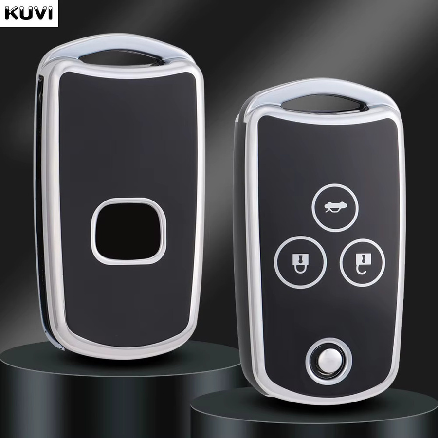 Kuvi TPU Auto Flip Key Schutzhülle für Honda Civic Fit Accord CRV HRV Jazz Odyssey und Acura TL TSX ZDX RSX CRZ Zubehör - Bild 2