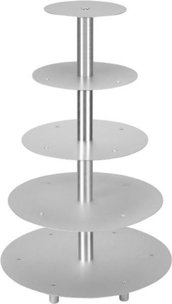 Schneider Tortenständer rund in Silber, Höhe: 71,2 cm - Bild 1