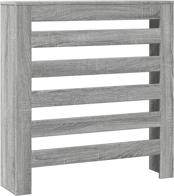 vidaXL Heizkörperverkleidung in Grau Sonoma im modernen Latten-Design aus Holzwerkstoff, B/T/H: 78 x 20 x 82 cm - Bild 1